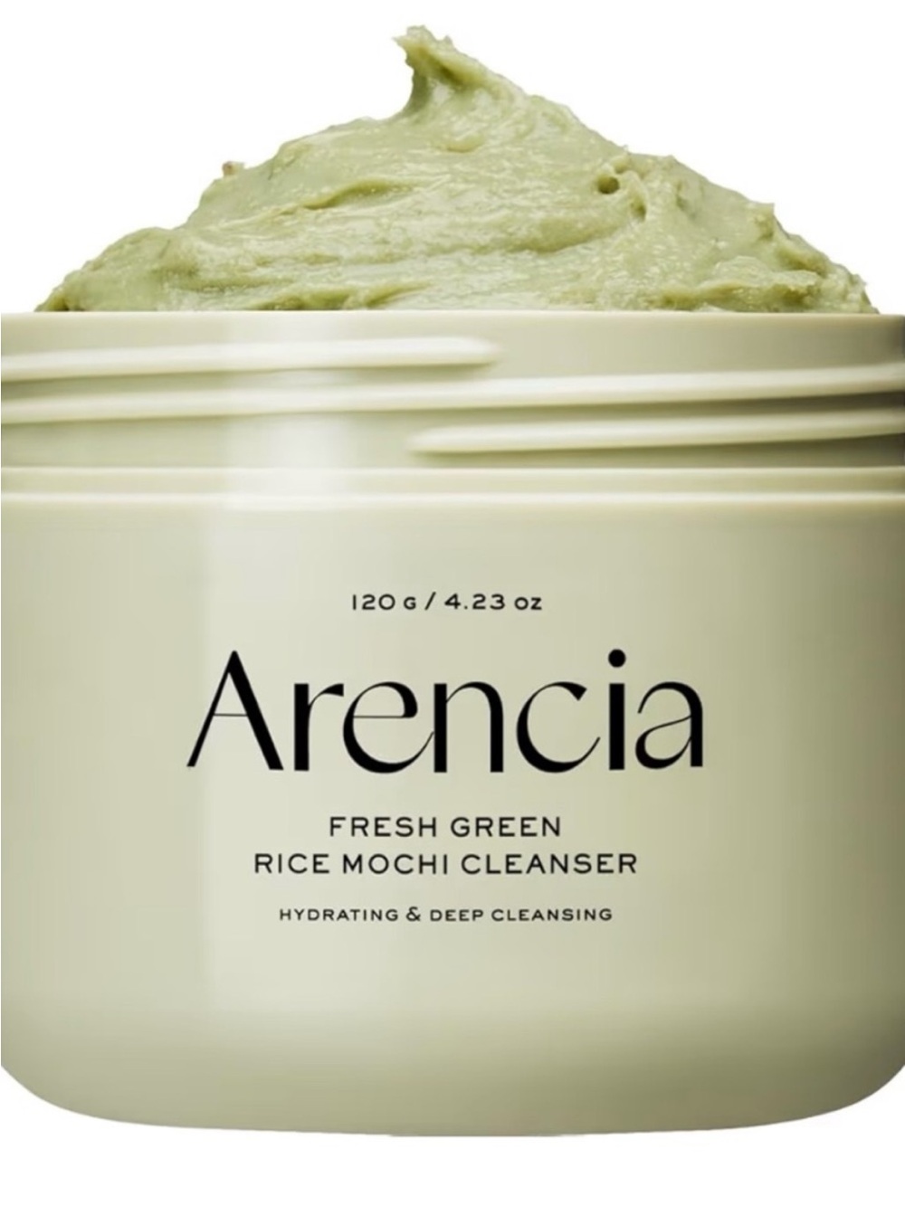 NEW Arencia Fresh Green Rice Mochi Cleanser in Box Made in Korea 120g / 4.23 oz
